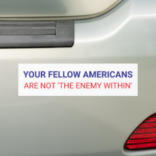 Eure amerikanischen Mitbürger Einheit Politisch Autoaufkleber
