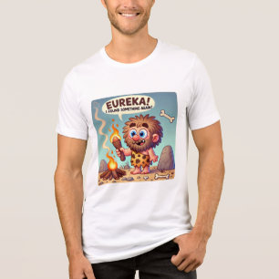 Eureka Caveman   Funny Prehistorische Discovery Ar Tri-Blend Shirt