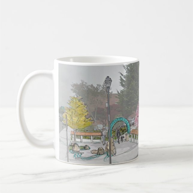 Eureka Chinatown 1884 und 2024 Kaffeetasse (Links)