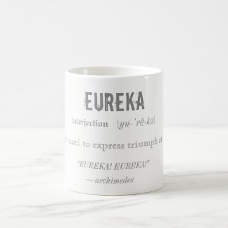 Eureka-Definitions-Archimedes-Prinzip-Wissenschaft Tasse