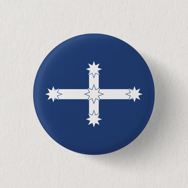 Eureka-Flagge Button (Vorderseite)