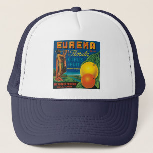 Eureka Florida Citrus Fruit Truckerkappe