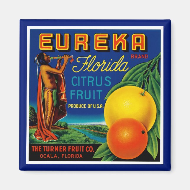 Eureka Florida Citrus Magnet (Vorne)