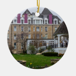 Eureka-Halbmond Keramik Ornament