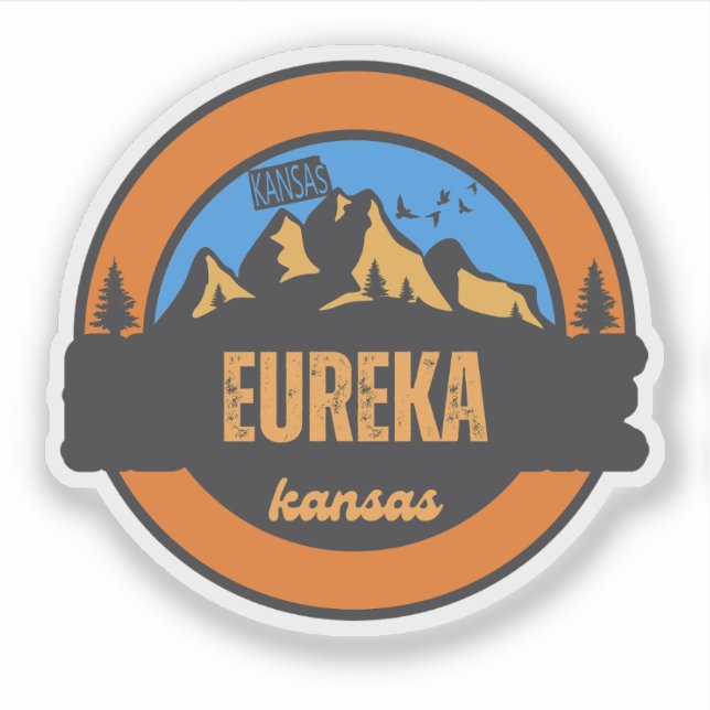 Eureka, Kansas Aufkleber (Vorderseite)