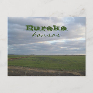 Eureka, Kansas Travel Prairie Landschaft Postkarte