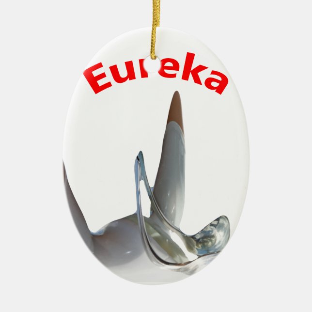 Eureka Keramik Ornament (Vorne)