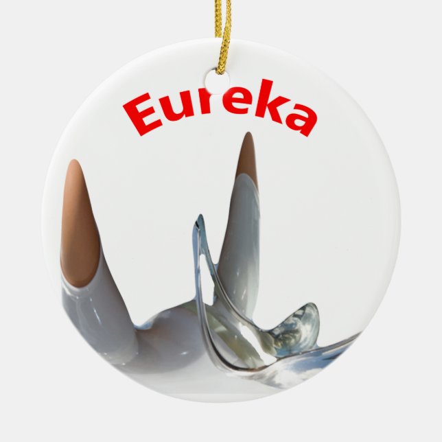 Eureka Keramik Ornament (Vorne)