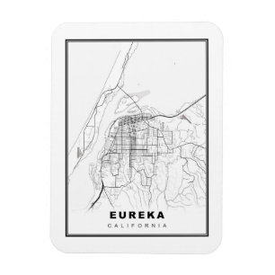 Eureka Map Magnet