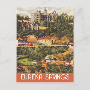 Eureka Springs, Arkansas, im Stil vintage Reise Postkarte