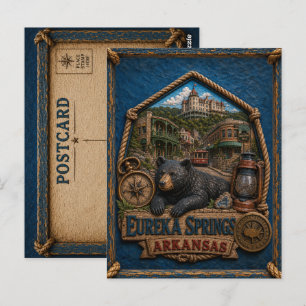 Eureka Springs Arkansas Postkarte Vintage Reise