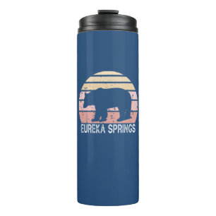 Eureka Springs Arkansas Retro Bär Thermosbecher