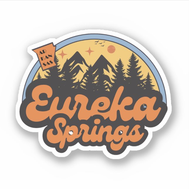 Eureka Springs, Arkansas Sticker (Vorderseite)