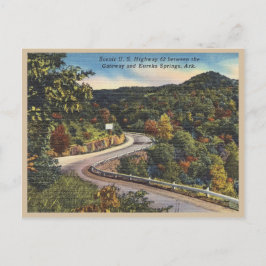 Eureka Springs Arkansas Vintag Highway Scene Postkarte