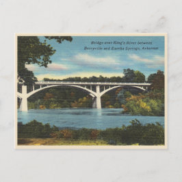 Eureka Springs Arkansas Vintag King's River Postkarte