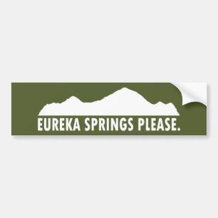 Eureka Springs Bitte Autoaufkleber