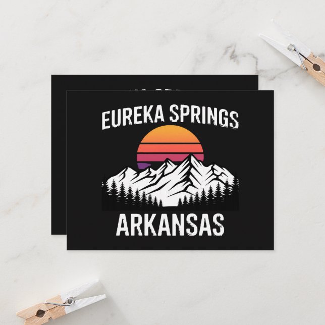 Eureka Springs Einladung (Vorderseite/Rückseite Beispiel)