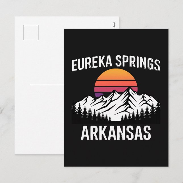 Eureka Springs Feiertagspostkarte (Vorne/Hinten)