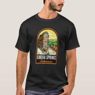 Eureka Springs Historische Innenstadt Arkansas Vin T-Shirt