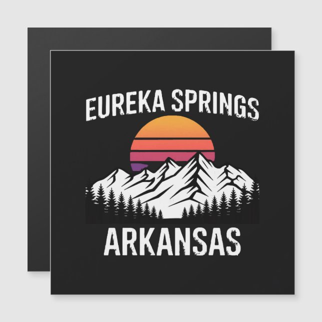 Eureka Springs Magnetkarte (Vorne/Hinten)