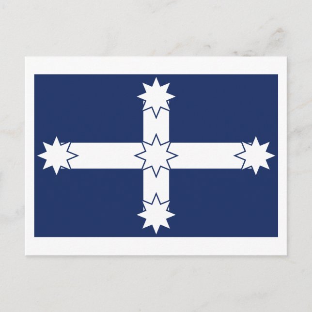 Eureka Stockade Flag Postkarte (Vorderseite)