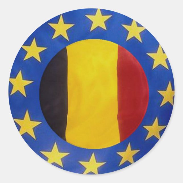 Euro 2008 -Belgien- Aufkleber (Vorderseite)