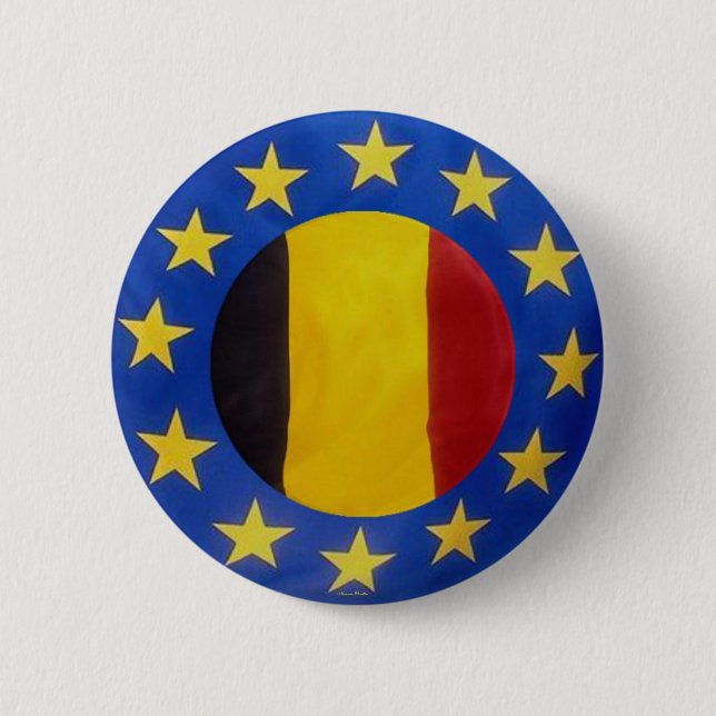 Euro 2008 - Belgien - Schaltfläche Button (Vorderseite)