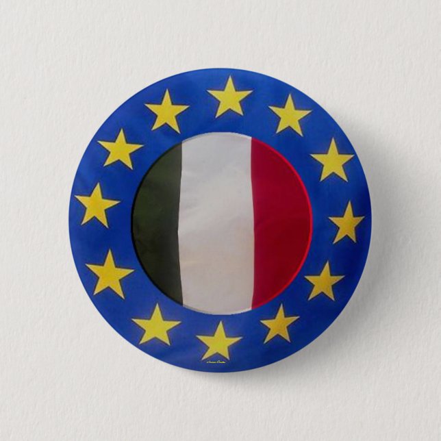 Euro 2008 - Italien - Schaltfläche Button (Vorderseite)