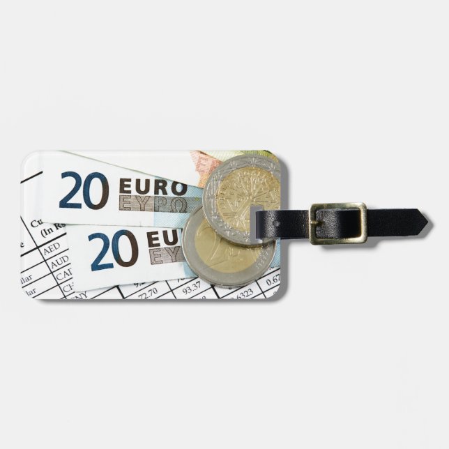Euro Gepäckanhänger (Vorderseite horizontal)