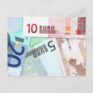Euro Money Postkarte