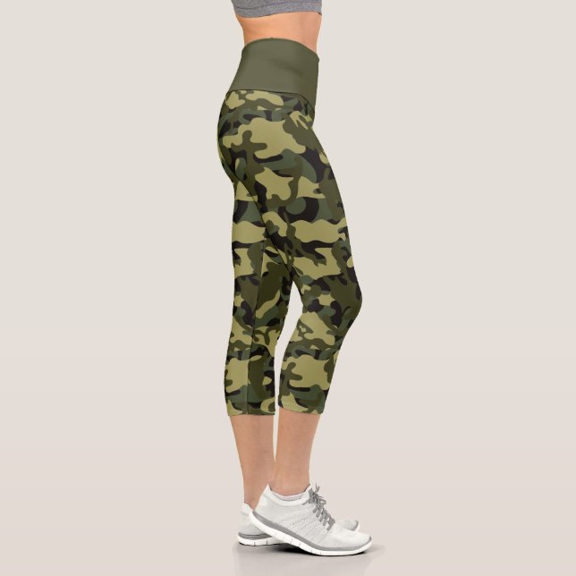 Euro Spring Camouflage Capri Leggings (Rechts)