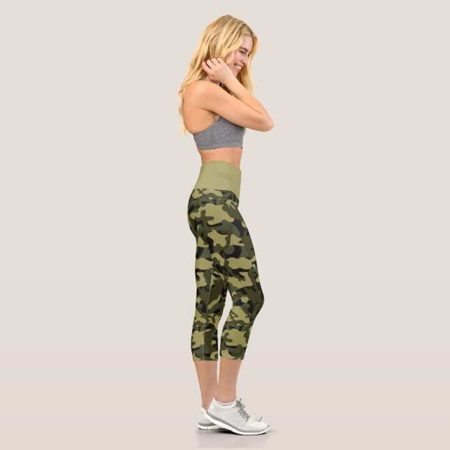 Euro Spring Camouflage Capri Leggings (Rechts)