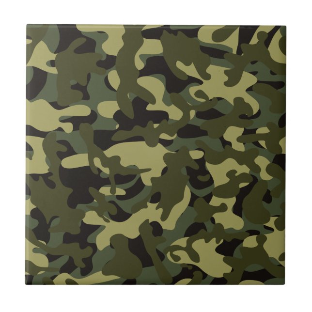 Euro Spring Camouflage Fliese (Vorderseite)