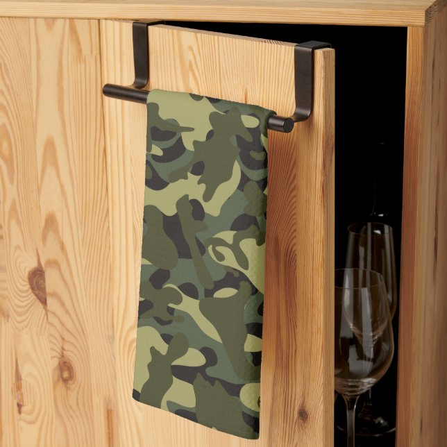 Euro Spring Camouflage Geschirrtuch (Drittel gefaltet)