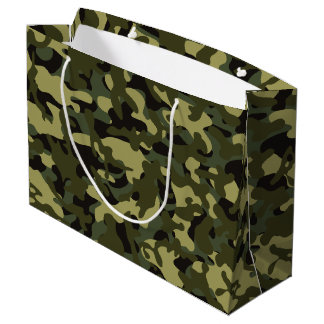 Euro Spring Camouflage Große Geschenktüte