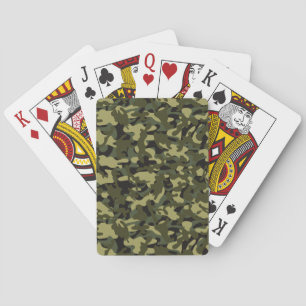 Euro Spring Camouflage Spielkarten