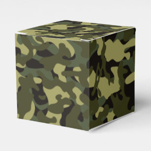 Euro Spring Camouflage Tissue Paper Geschenkschachtel