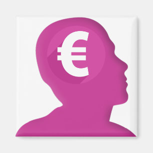 Euro-Zeichen Magnet
