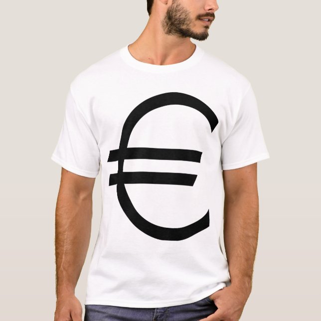 Euro-Zeichen T-Shirt (Vorderseite)