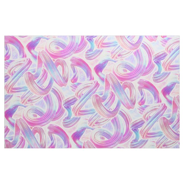 eurobeat holorave - rosa und blau: stoff (Fat Quarter (45,7 x 55,9 cm))