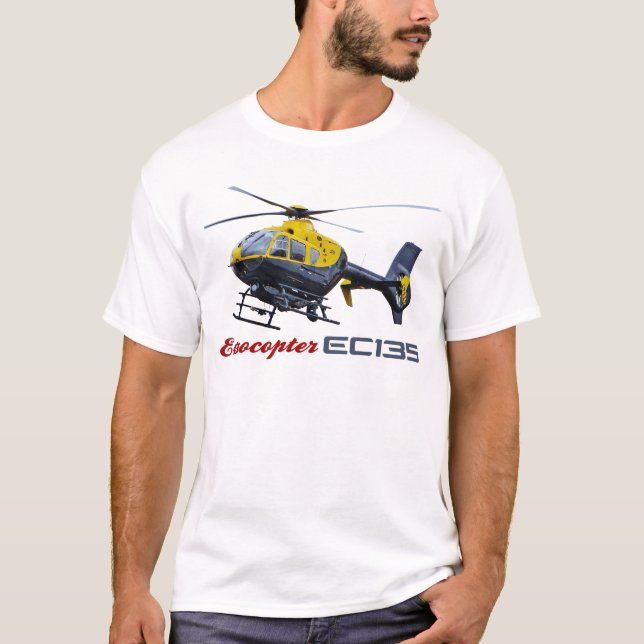 Eurocopter EC135 Hubschrauber H135 Hubschrauber ec T-Shirt (Vorderseite)