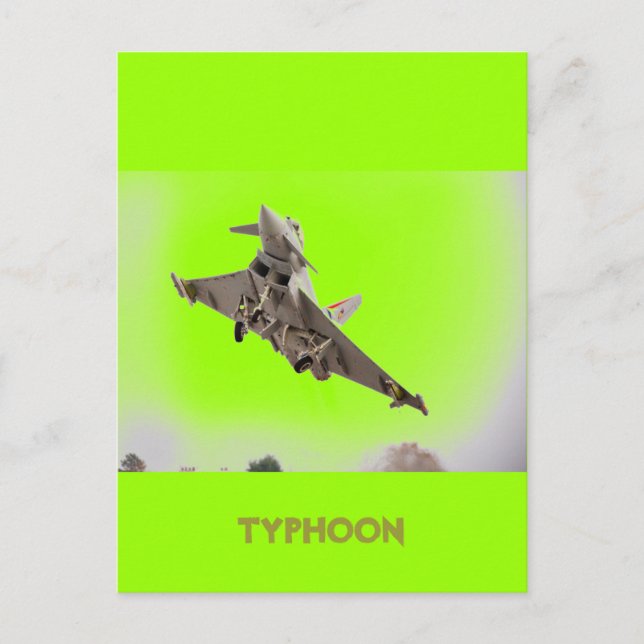EUROFIGHTER TYPHOON POSTKARTE (Vorderseite)