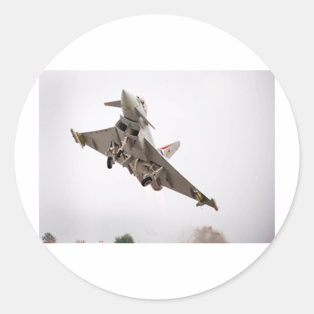 EUROFIGHTER TYPHOON RUNDER AUFKLEBER (Vorderseite)