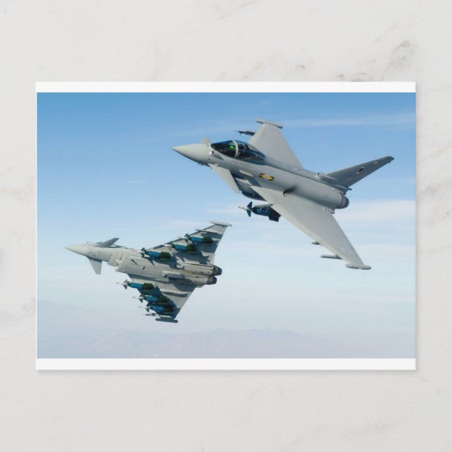 EUROFIGHTERS POSTKARTE (Vorderseite)