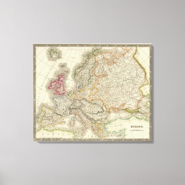 Europa 10 leinwanddruck (Vorderseite)