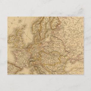 Europa 1789 postkarte