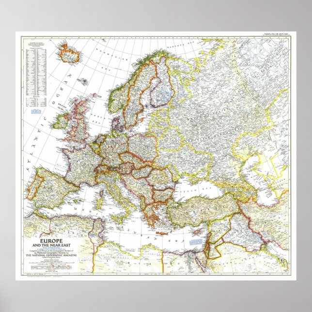 "Europa: 1949 - Und der Nahost-MAP... Poster (Vorne)