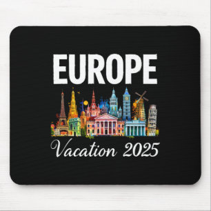 Europa 2025 Urlaub Souvenir Reise Sommer Reise F Mousepad