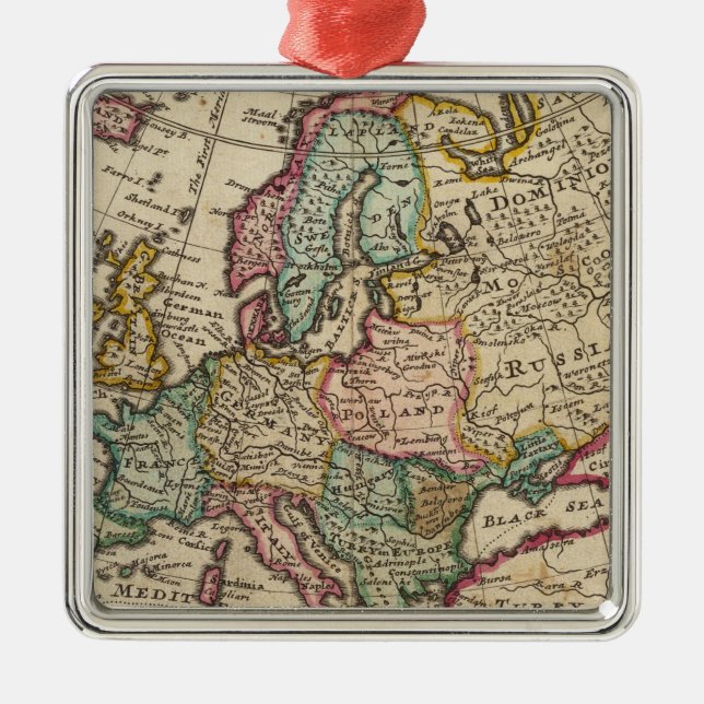 Europa 20 ornament aus metall (Vorne)
