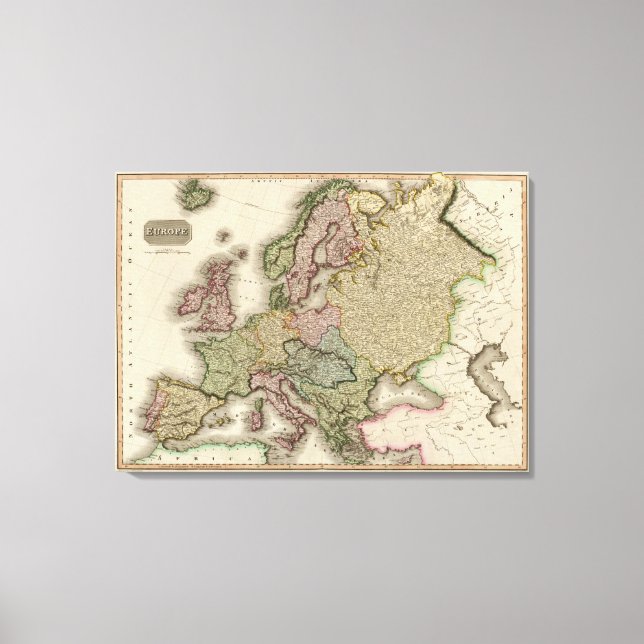 Europa 24 leinwanddruck (Vorderseite)